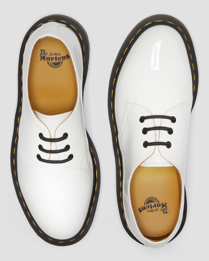 Dr Martens 1461 Lak Leren Oxford Schoenen Dames Wit | NL 431BEX